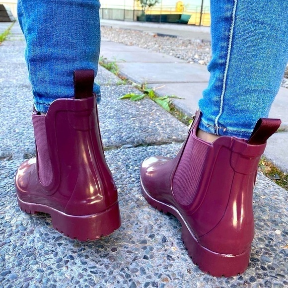 MICHAEL MICHAEL KORS Sidney Water-Resistant Pull-On Rain Booties Dark Be… - Picture 7 of 7